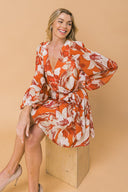 SPREAD YOUR WINGS WOVEN MINI DRESS.