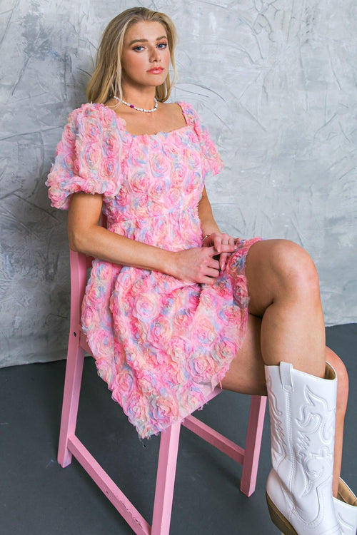 THE MOST NOTABLE WOVEN MINI DRESS.