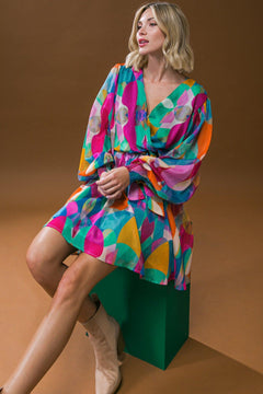 LOVE ME TONIGHT WOVEN MIDI DRESS.