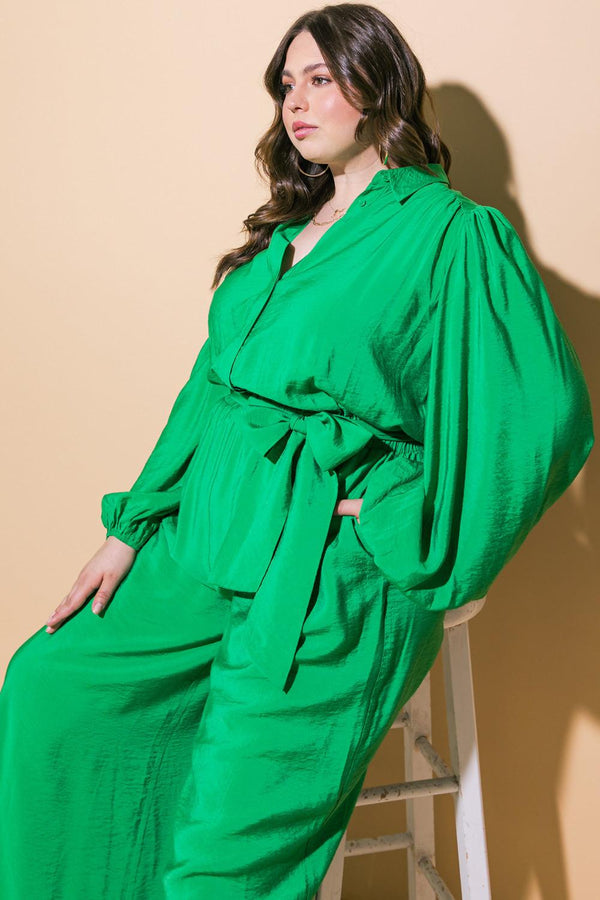 READY FOR TODAY WOVEN JUMPSUIT.