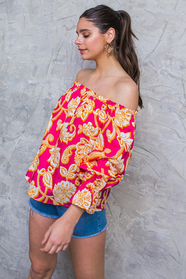 MEANT TO SHINE POPLIN TOP.