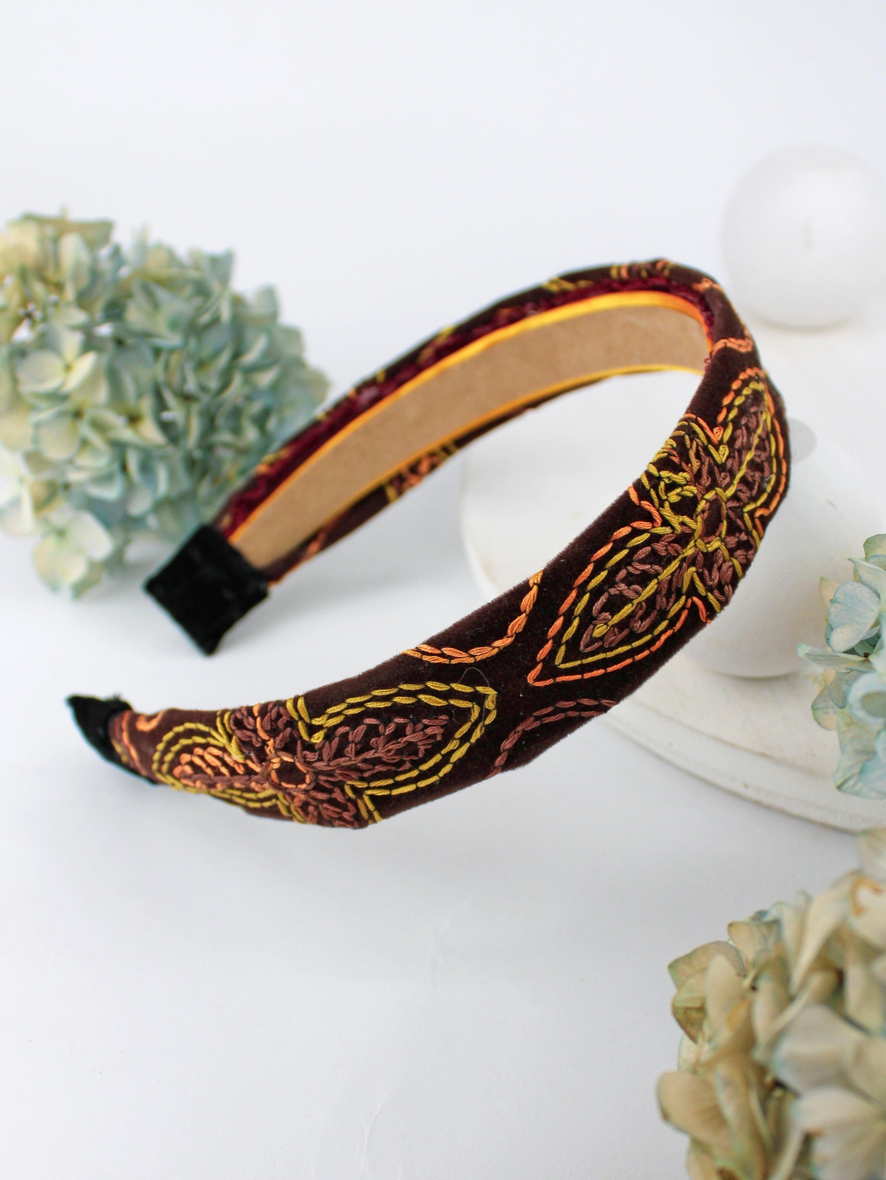Groovy Tuesday Embroidered Headband - Flying Tomato - Headbands - Ash & Rose