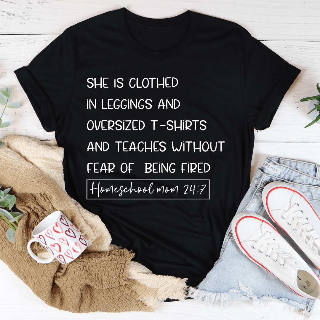 Homeschool Mom 24/7 Tee