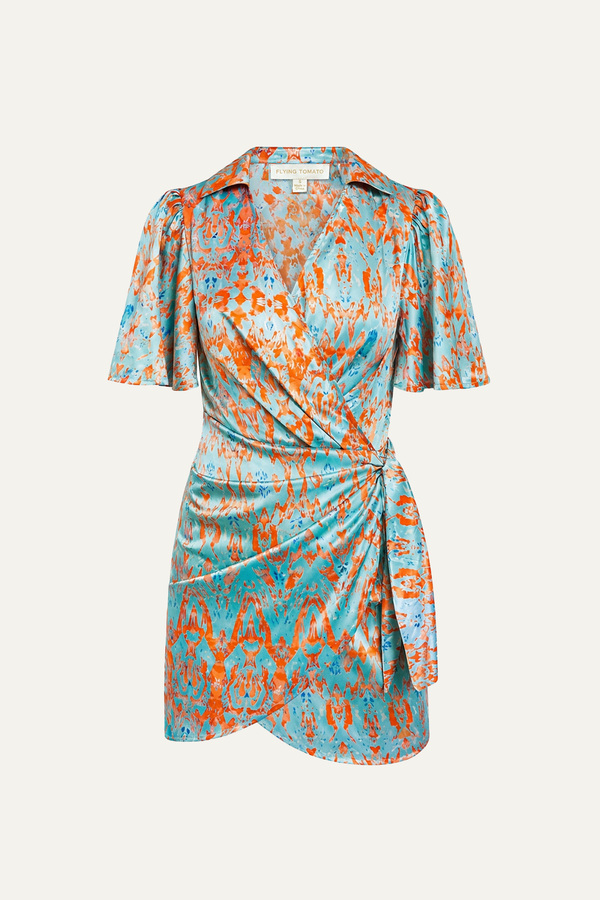 WISHING ON LOVE SATIN MINI DRESS