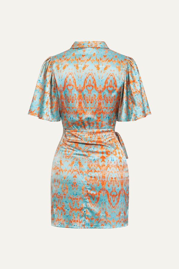 WISHING ON LOVE SATIN MINI DRESS