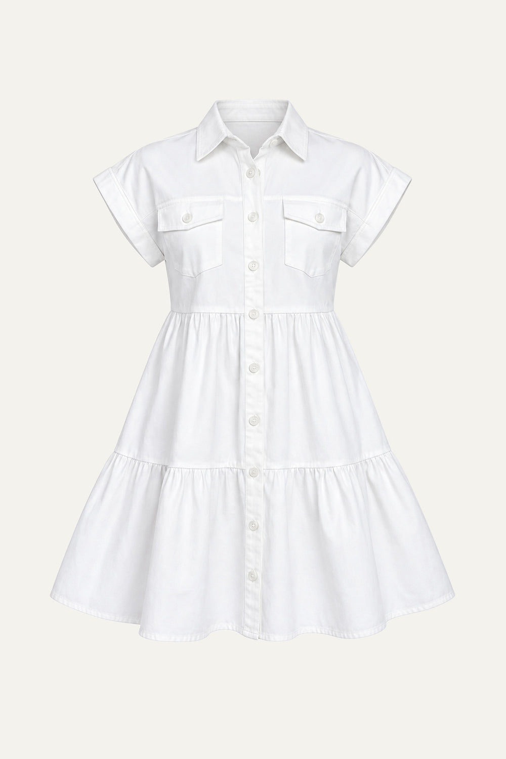 LIVE IN THE MOMENT DENIM MINI DRESS