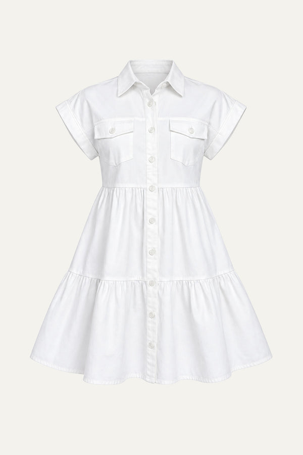 LIVE IN THE MOMENT DENIM MINI DRESS