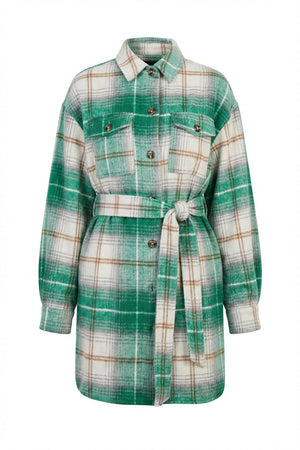 SWEET EVENINGS WOVEN MIDI JACKET.