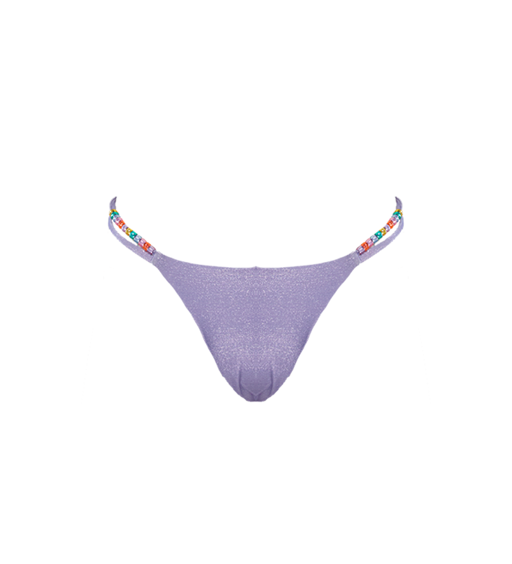 Iris Lilac Shine Bikini Bottom