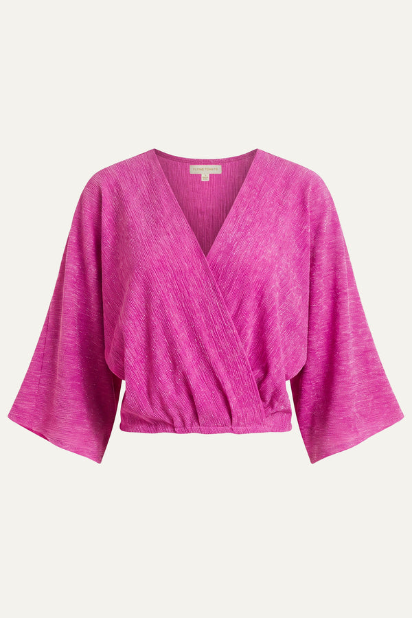 YOU'RE LUCKY WOVEN TOP