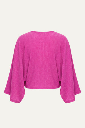 YOU'RE LUCKY WOVEN TOP