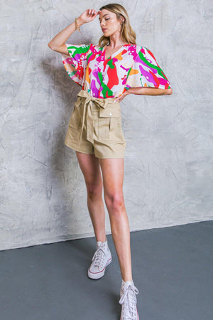 HAVE HARMONY WOVEN SHORTS.