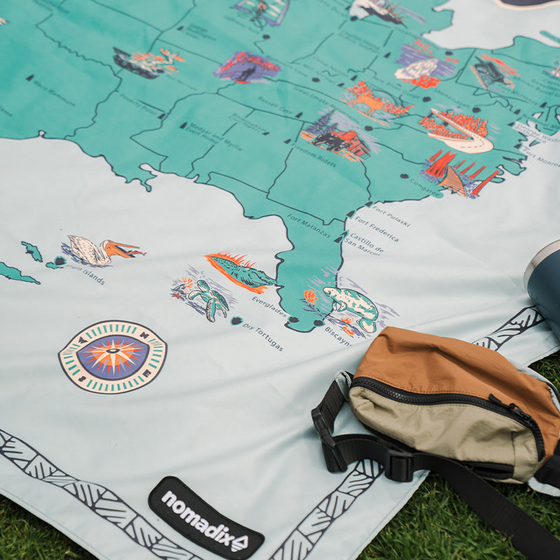 Festival Blanket: National Parks and Monuments Map