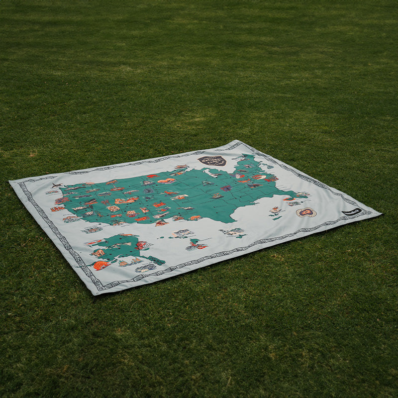 Festival Blanket: National Parks and Monuments Map