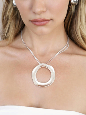 Open Circle Necklace - Flying Tomato - Necklaces - Ettika
