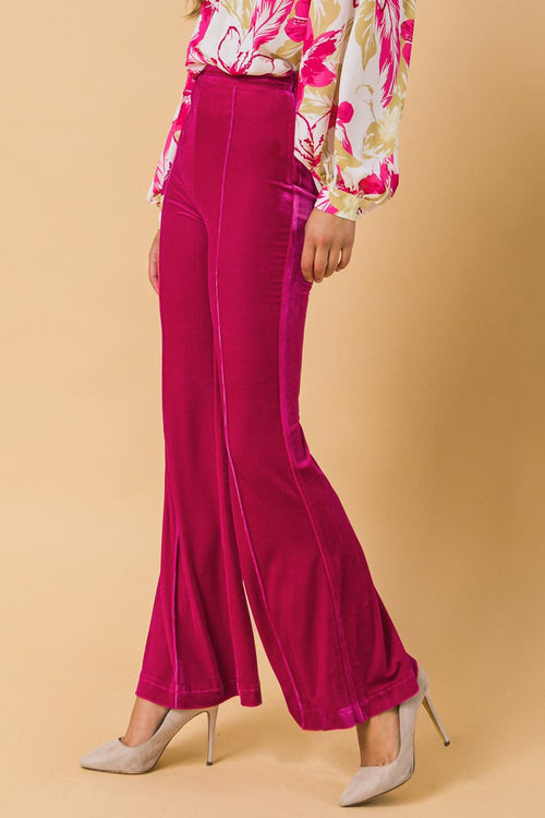 FRESH START VELVET PANTS.