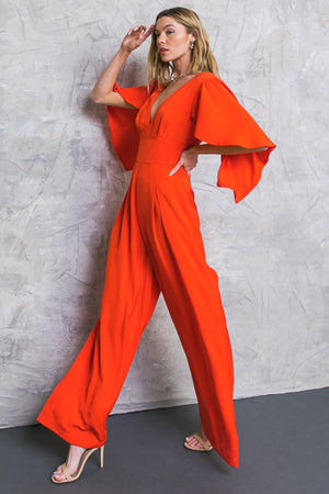 RAISED ON PROMISES STARS WOVEN JUMPSUIT.