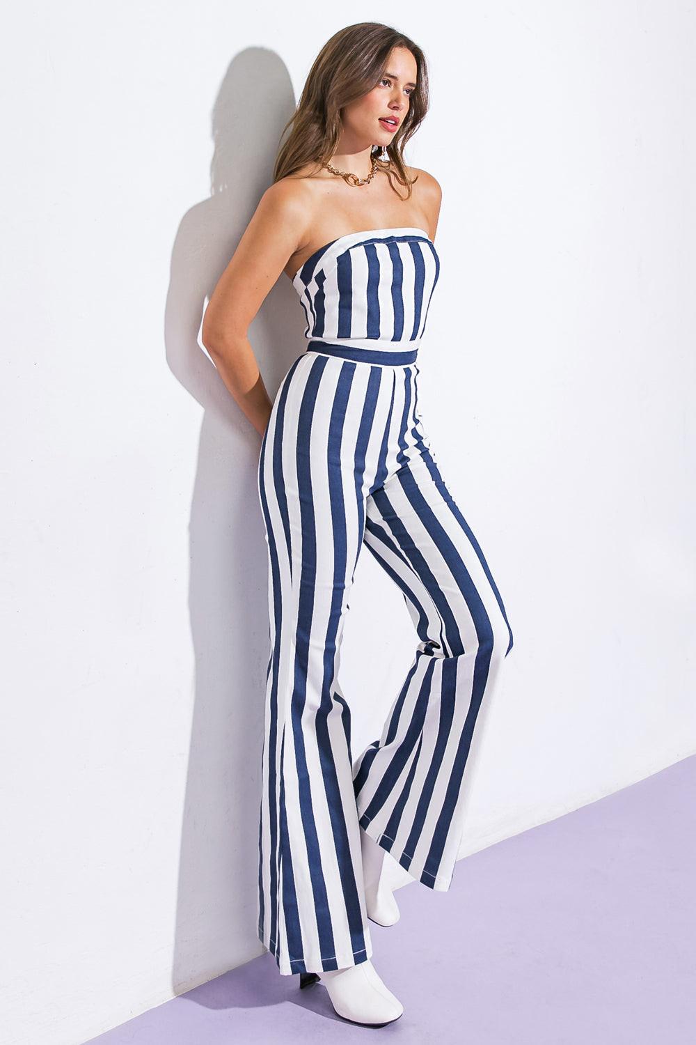 GRACEFUL APPEARANCE TWILL JUMPSUIT.