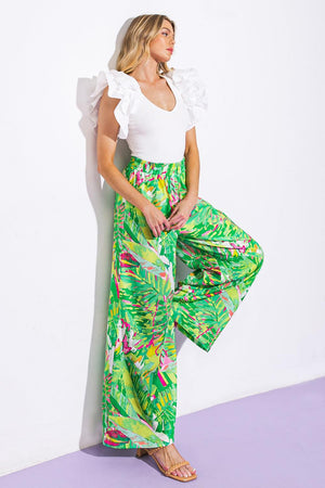 REACH OUT MY WOVEN PANTS.