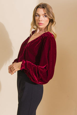 LIKE NO OTHER VELVET BODYSUIT.