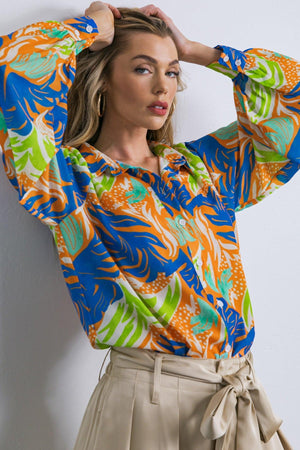 ESTEEMED MOMENT WOVEN TOP.