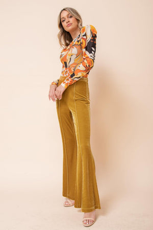 FRESH START VELVET PANTS.