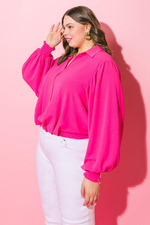 MILES BETWEEN US WOVEN TOP.