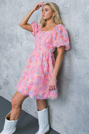 THE MOST NOTABLE WOVEN MINI DRESS.