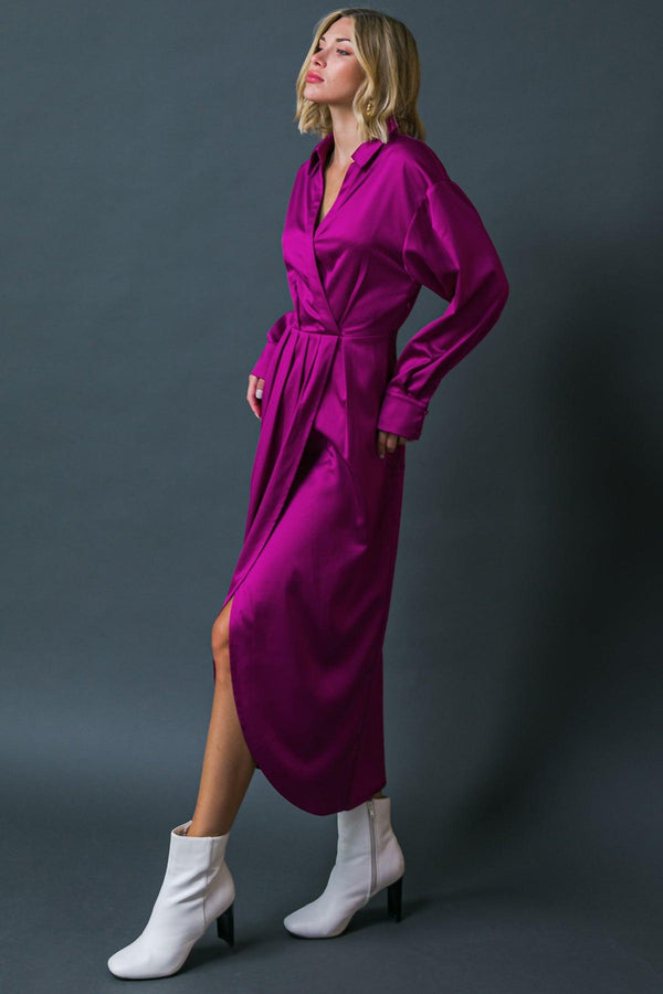 TOO GOOD TO BE TRUE WOVEN MIDI DRESS.