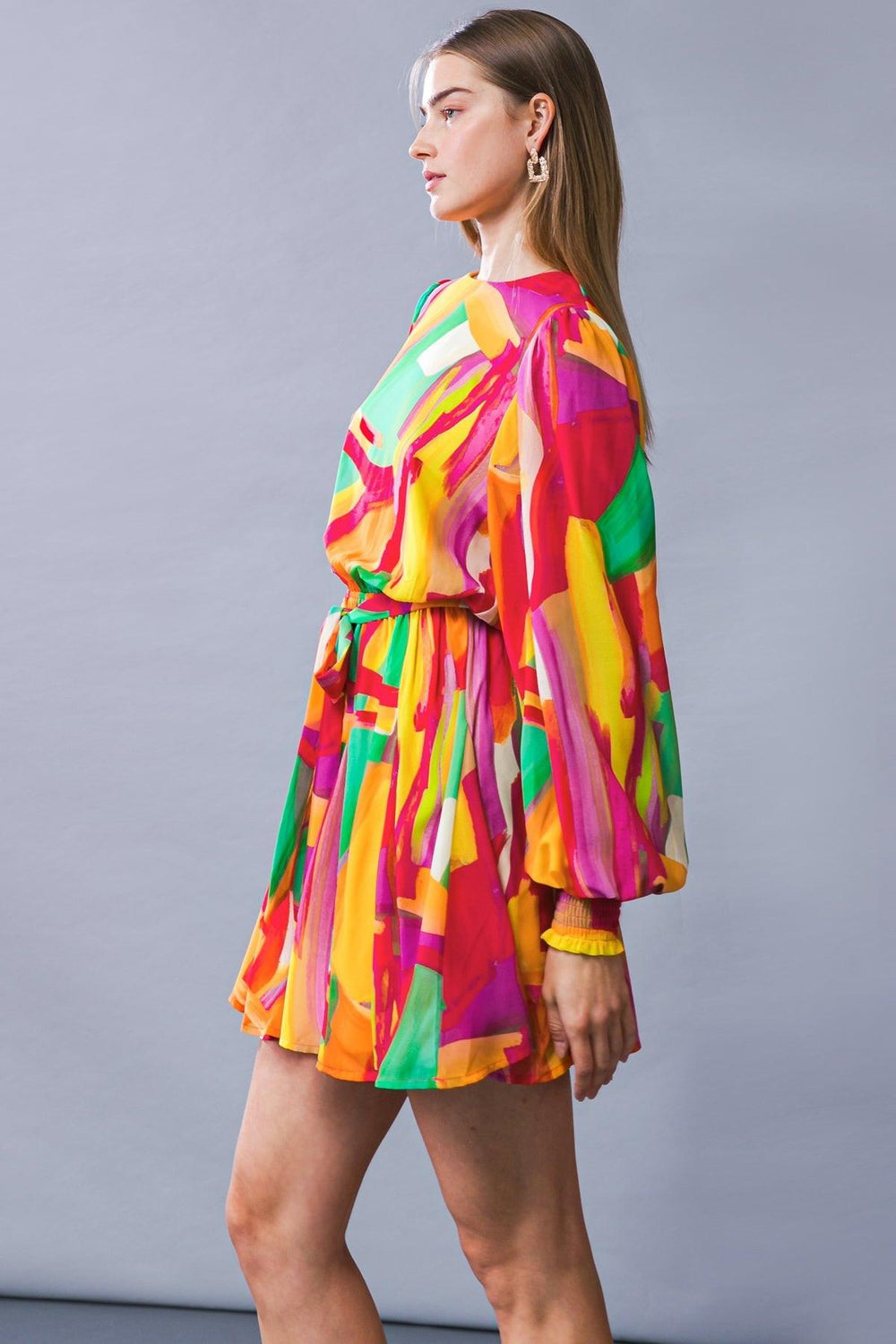 TRULY ADORABLE WOVEN MIDI DRESS.