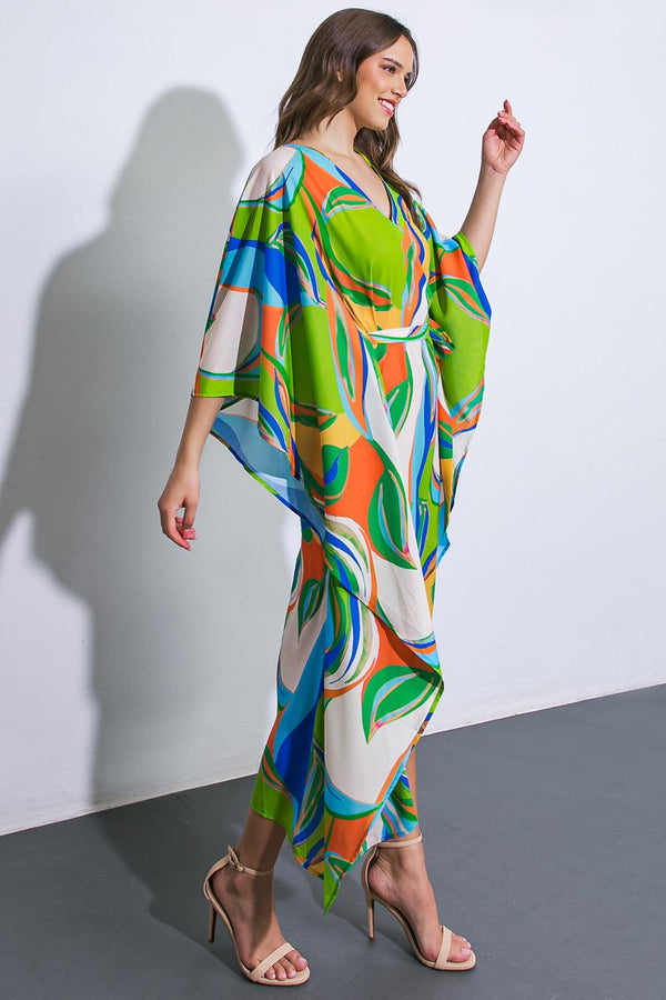 A BEAUTIFUL SIGHT WOVEN KAFTAN DRESS.