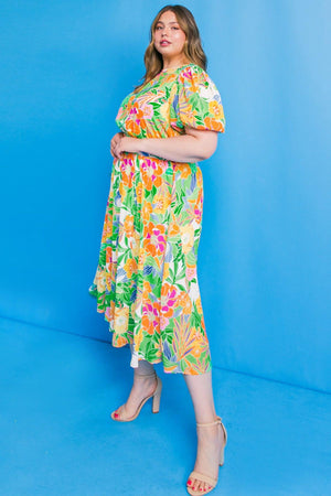 SPRING HIILL WOVEN MINI DRESS.