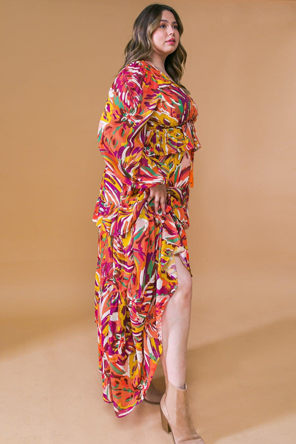 WONDERFUL SOUL WOVEN MAXI DRESS.