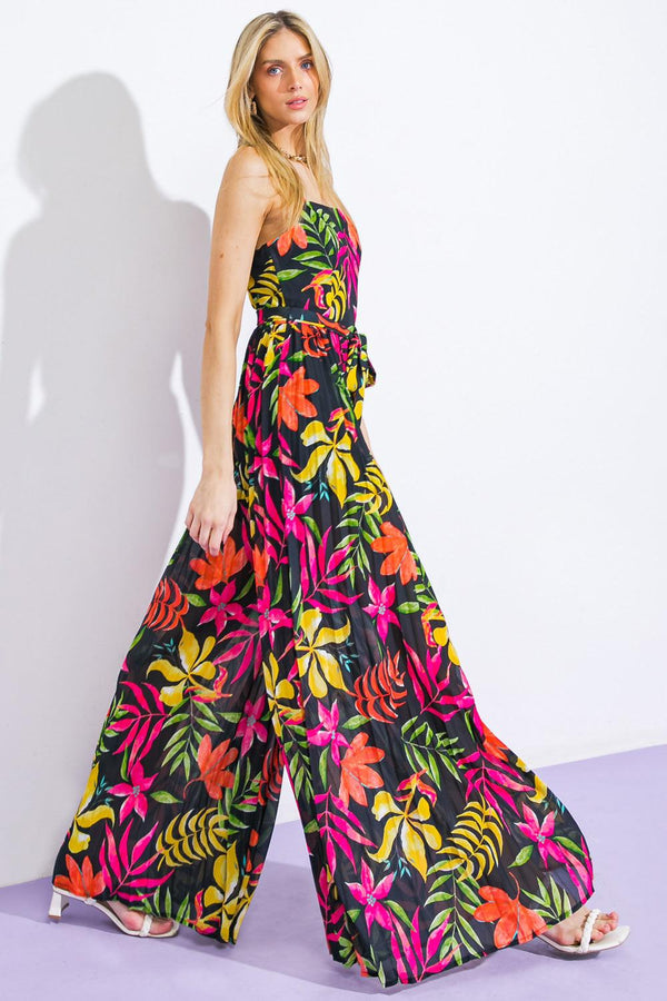 BLOSSOMING WITH JOY WOVEN JUMPSUIT.