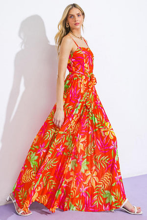 BLOSSOMING WITH JOY WOVEN JUMPSUIT.