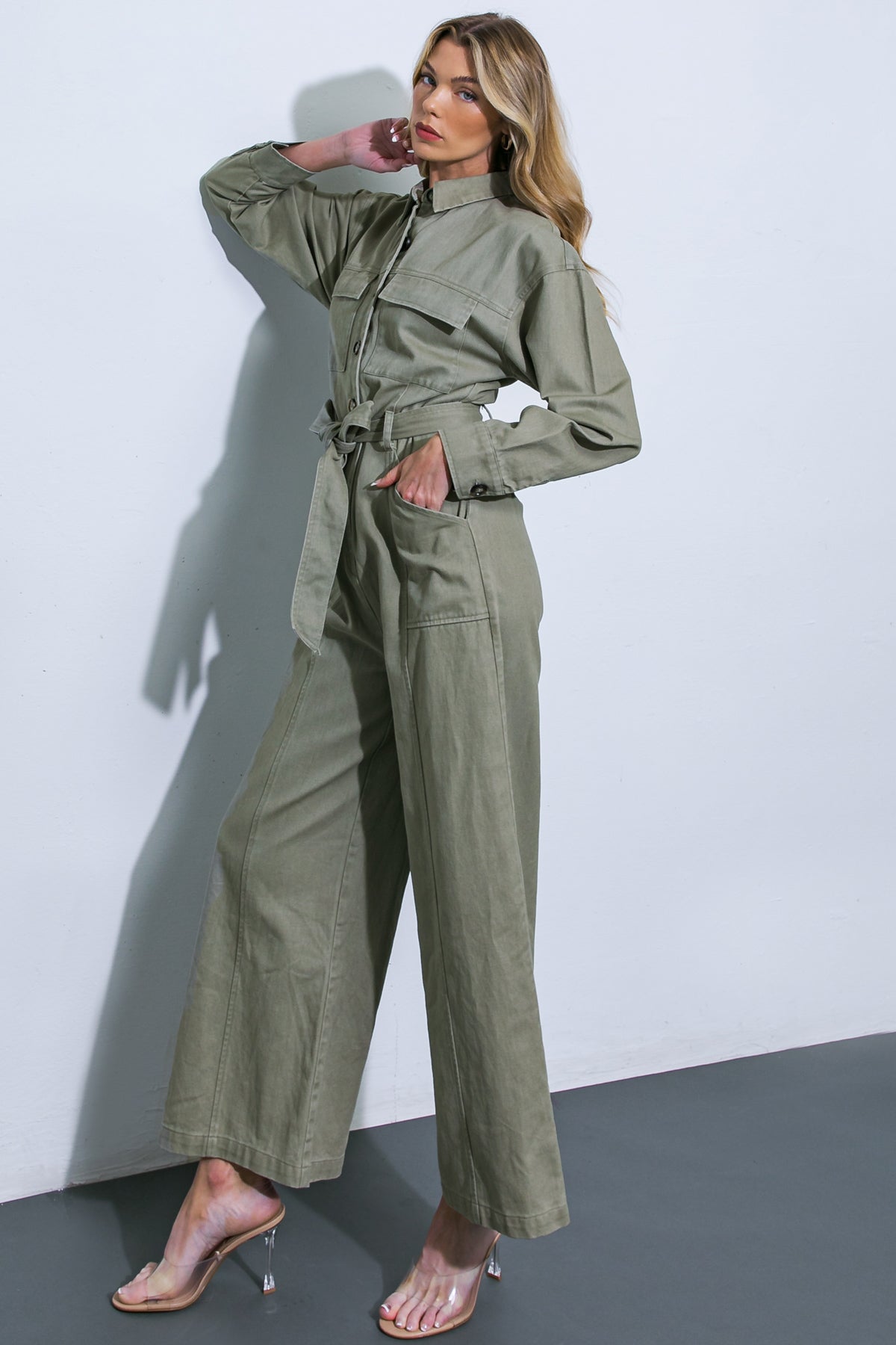 NEW DAYS TWILL JUMPSUIT