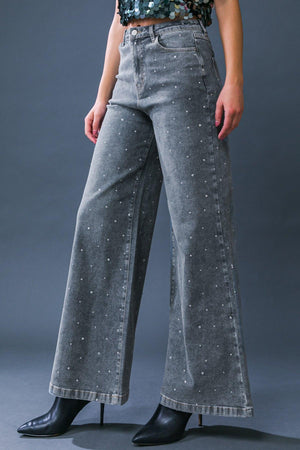 TAKE THE CHANCE DENIM PANTS.