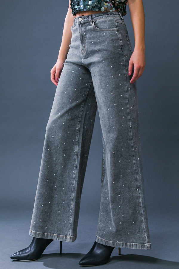 TAKE THE CHANCE DENIM PANTS.