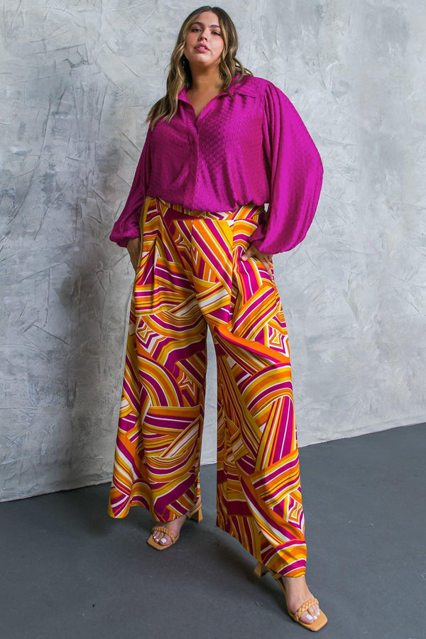 LIVELY CHAM WOVEN PANTS.