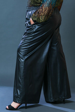 ICONIC REPUTATION LEATHER PANTS.
