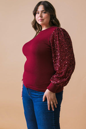 FEELING THE FUN SWEATER TOP.