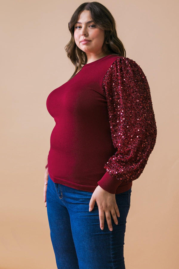 FEELING THE FUN SWEATER TOP.