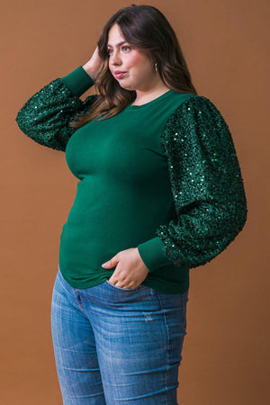 FEELING THE FUN SWEATER TOP.
