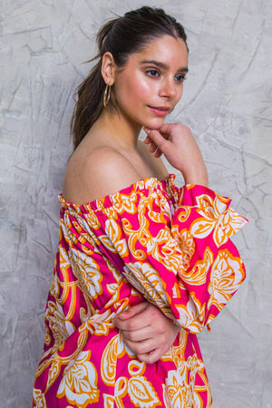 MEANT TO SHINE POPLIN TOP.