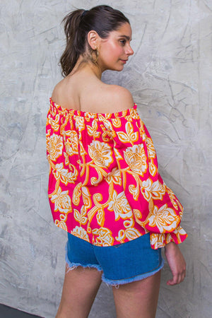 MEANT TO SHINE POPLIN TOP.