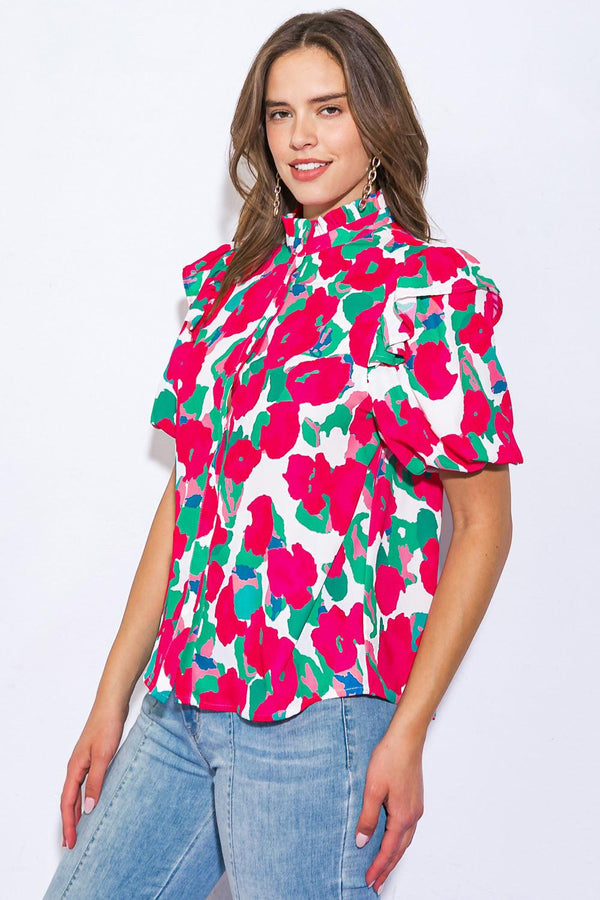 I CAN WAIT FOREVER WOVEN TOP.