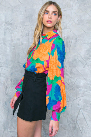 SOUL ON FIRE WOVEN TOP.