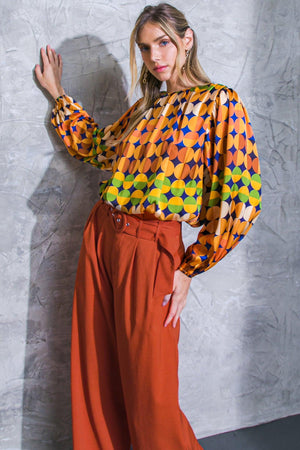 SAVOR THE SWEETNESS WOVEN TOP.