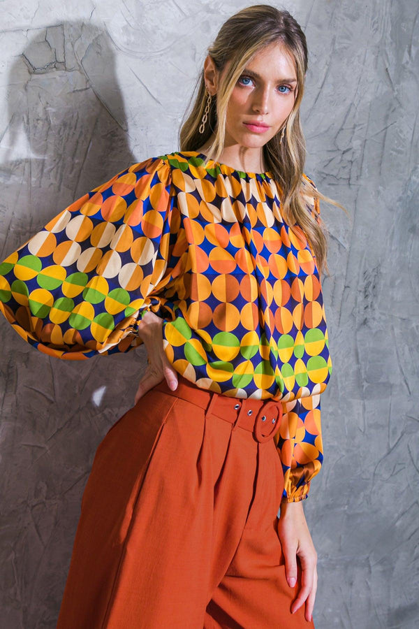 SAVOR THE SWEETNESS WOVEN TOP.