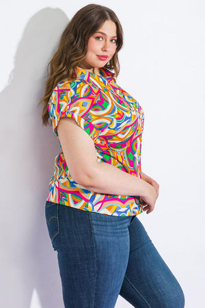 BEAUTIFUL BEGINNINGS WOVEN TOP.
